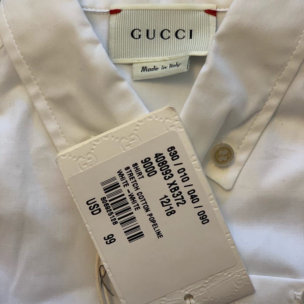 Boys 12month Gucci White Button Up